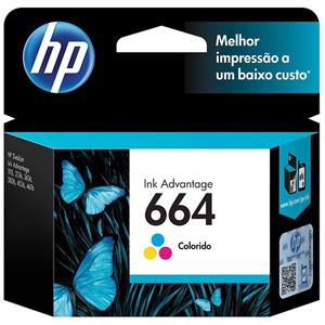 Cartucho HP 664 F6V28AB color