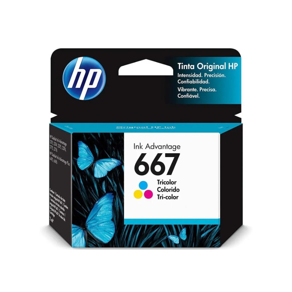 Cartucho HP 667 3YM78AB colorido