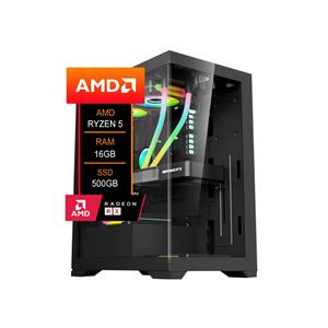 PC Gamer AMD , Ryzen 5 5500 , Chipset B450 , RX6600 8GB , 16GB (2x8GB) DDR4 , SSD NVMe 500GB , 650W
