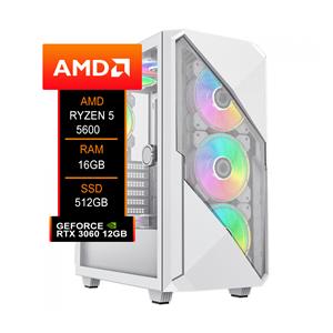 PC Gamer AMD Ryzen 5 5600 , 16GB , RTX 3060 X2 OC 12GB , 512GB SSD NVMe