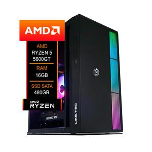 PC Gamer AMD Ryzen 5 5600GT , Chipset A520 , 16GB (2x08) , 480GB SSD Sata