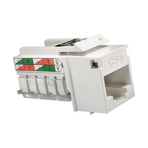 Conector Femea Sohoplus CAT.5e T568A/B Branco
