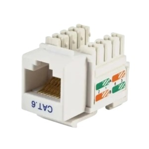 Conector Keystone Prysmian , RJ45 Fêmea , CAT6 , UTP , Keystone , Branco , 10718511