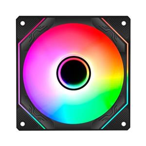 Cooler Fan Gamer Liketec Enigma , ARGB , 120mm , Reverse , Preto - LF-UNARGB-ENIGMA-2104