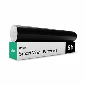 Cricut Value Smart Vinil Permanente , Preto (33 cm x 1,5 m) – para máquinas Cricut Maker e Explore