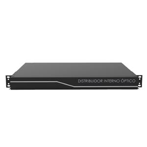 Distribuidor Interno Óptico 1U 24 Fibras Padrão 19