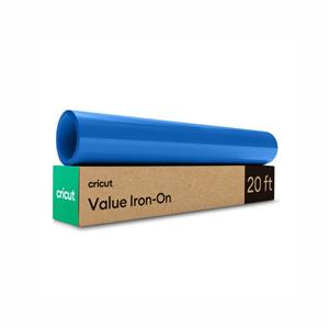Cricut Value Iron-On- Branco , Filme de Recorte de 30,48 cm x 6,09 m. Perfeito para personalizar roupas , almofadas , bonés e muito mais