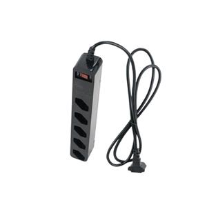 Filtro de Linha DPS I Clamper , 5 Conexões , Preto 
