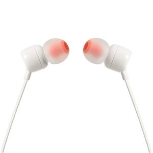 Fone de Ouvido JBL Tune 110 , 3.5mm , com Microfone , In-ear , Branco