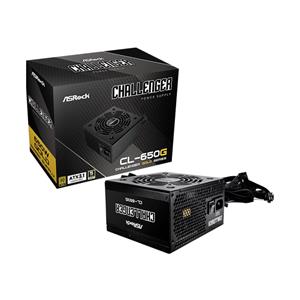 Fonte ASRock Challenger CL-650G , 650W , 80 Plus Gold , ATX 3.1 , PFC Ativo