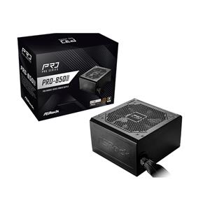Fonte ASRock PRO-850B , 850W , 80 Plus Bronze , ATX 3.1 , PCIe 5.1 , PFC Ativo