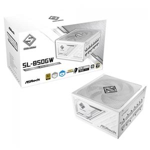 Fonte ASRock Steel Legend White 850W , 80 Plus Gold , Full Modular , PCIe 5.1 , Branco