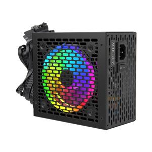 Fonte New Hero Tesla , RGB , 650W , 80 Plus Bronze , PFC Ativo , Preto