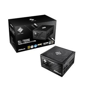 Fonte ASRock Steel Legend SL-750G , 750W , 80 Plus Gold , ATX 3.1 , PCIe 5.1 , Full Modular