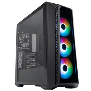 Gabinete Gamer Cooler Master Masterbox 520 , Mid Tower , Vidro Temperado , Sem Fonte , Com 4 Fans ARGB , Preto