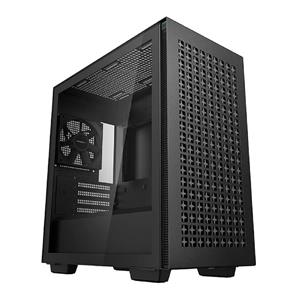 Gabinete Gamer DeepCool CH370 , Mini Tower , Vidro Temperado , Sem Fonte , Com 1 Fan , Preto