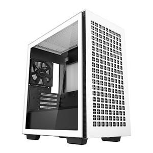 Gabinete Gamer DeepCool CH370 WH , Mini Tower , Vidro Temperado , Sem Fonte , Com 1 Fan , Branco