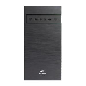 Gabinete C3Tech MT-32BK , Mid Tower , com Fonte 200W , Sem Fan , Preto