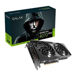 Placa de Vídeo Galax GeForce RTX 4070 Super 1-Click OC 2X , 12GB , GDDR6X , 192-Bit , Preto