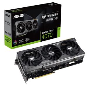 Placa de Vídeo Asus TUF Gaming GeForce RTX 4070 OC Edition com DLSS 3 , 12GB , GDDR6X , 192-Bit , Preto