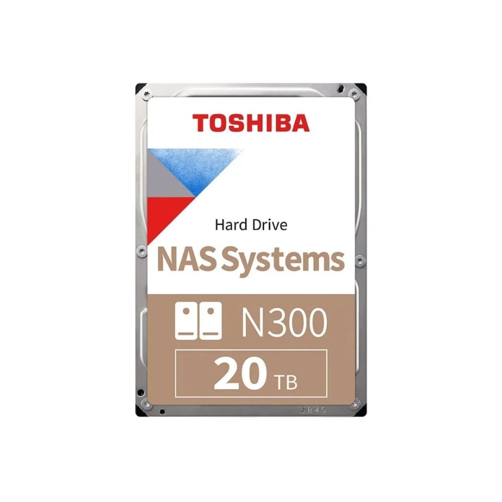 HD Interno NAS 20TB , Toshiba N300 , SATA III 6Gb/s , 7200RPM , Cache 512MB , Prata