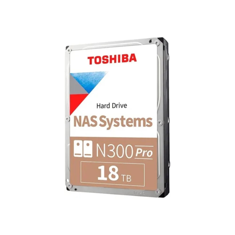 HD Interno NAS 18TB , Toshiba N300 , SATA III 6Gb/s , 7200 RPM , Cache 512MB , Preto