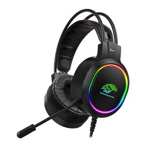 Headset Gamer K-Mex AR43 , RGB , 7.1 Virtual , Drivers 50mm , Preto
