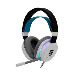 Headset Gamer New Hero Mage , RGB , Drivers de 40mm , Múltiplas Plataformas , Branco