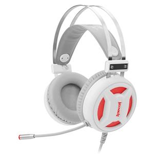 Headset Gamer Redragon Minos Lunar , Surround 7.1 , Drivers 50mm , USB , Para PC e Notebook , Over-ear , Branco