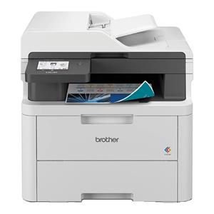 Impressora Multifuncional Brother DCPL3560CDW , Frente e Verso , LED Color , Wi-Fi , Branco