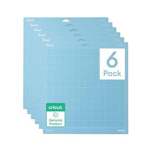 Cricut Kit de Bases de Corte LightGrip (6 unidades , 21,6 cm x 30,5 cm) , para a máquina Joy Xtra – ideal para papel comum , cartolina leve