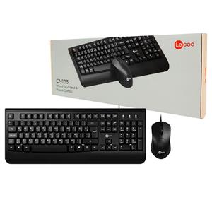 Kit Teclado E Mouse Lecoo Cm105 Usb Preto
