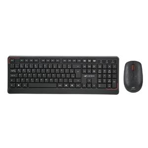 Kit Teclado e Mouse Sem Fio C3Tech K-W70BK , 2.4GHz , DPI 1600 , 4 Botões , ABNT2 , Membrana , USB