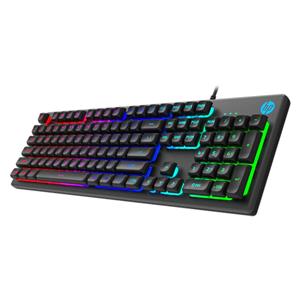 Teclado HP K500F Gamer , RGB , USB , ABNT