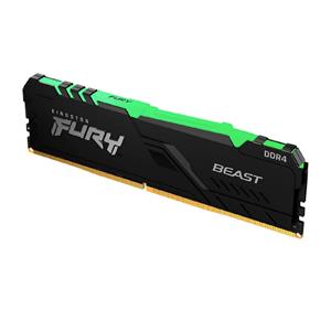 Memória DDR4 Kingston Fury Beast RGB , 8GB , 3200MHz , Preto 