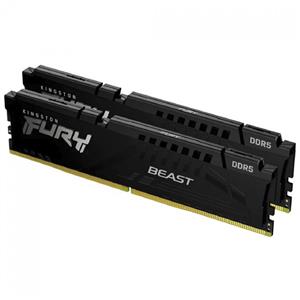 Memória DDR5 Kingston FURY Beast , 16GB (2x 8GB) , 5200MHz , Preto
