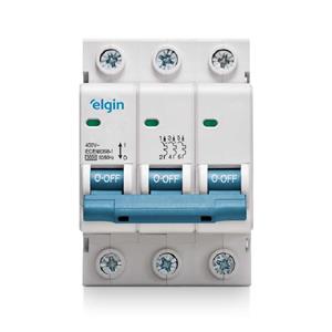 Mini Disjuntor Elgin Tripolar 25A