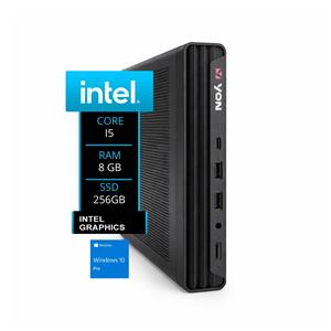 Mini PC Yon CPI9Y08S25W1 , Intel Core i5-10400 , 8GB DDR4 , SSD 256GB NVMe , Windows 10 Pro