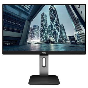 Monitor AOC 24P1U 23.8" , Full HD , 60Hz , Base Ajustável , HDMI , VGA e Display Port , Preto