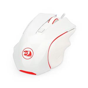 Mouse Gamer Redragon Nothosaur Lunar , 3200 DPI , 6 Botões Programáveis , USB , Branco