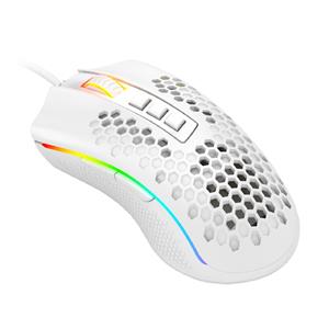 Mouse Gamer Redragon Storm Elite Lunar White , RGB , 16000 DPI , 8 Botões Programáveis , USB , Branco