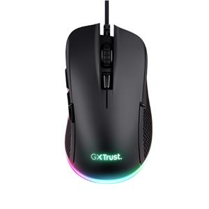 Mouse Gamer Trust GXT 922 Ybar , RGB , 7200 DPI , 6 Botões Programáveis , USB , Preto