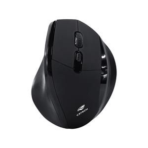 Mouse Sem Fio C3Tech Ergo M-W120BK , Ergonômico , 1600 DPI , 6 Botões , Preto