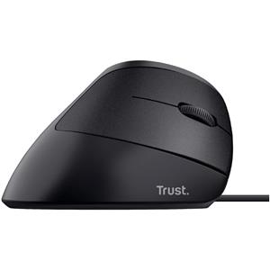 Mouse Trust Bayo Vertical , Ergonômico , 4200 DPI , 6 Botões , USB , Preto