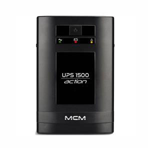 Nobreak MCM Action 1500 VA , 8 Tomadas Bivolt , Proteção Total , Preto
