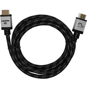OPENBOX Cabo HDMI Multilaser WI295 2.0 Nylon 4K 1,8m Preto