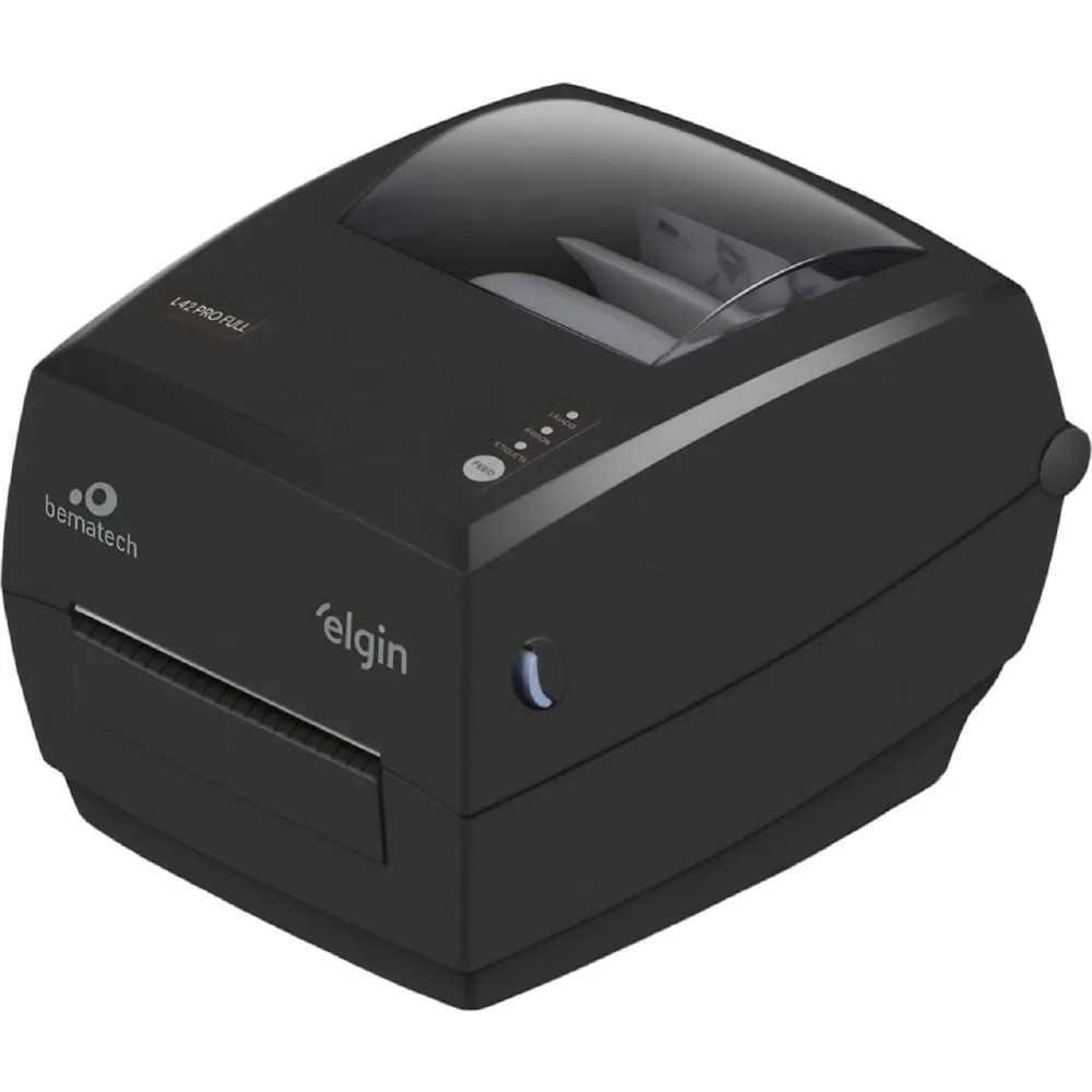 OPENBOX Impressora de Etiquetas Elgin L42 Pro Full , USB , Ethernet e Serial , Preto