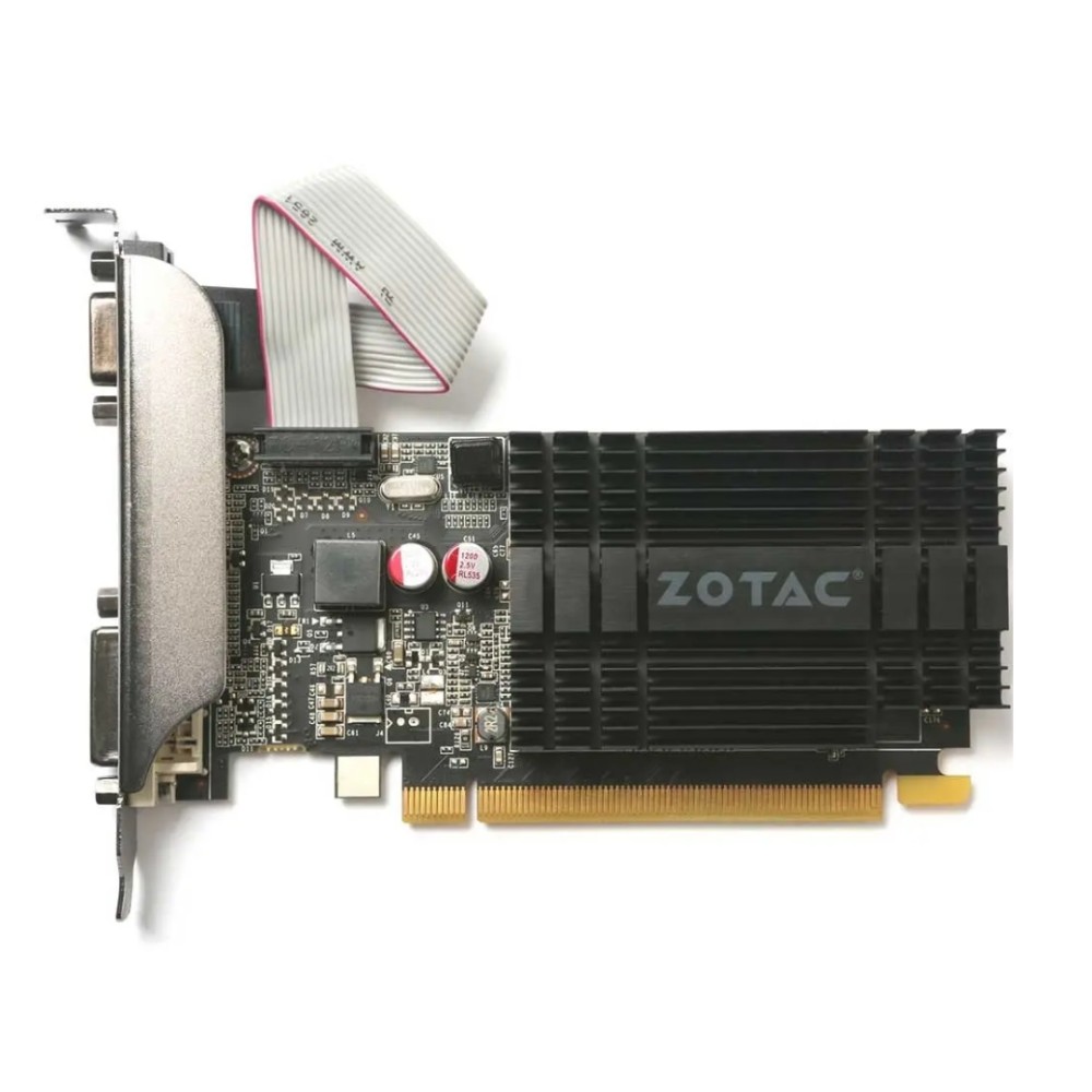 OPENBOX Placa de Vídeo Zotac GeForce GT 710 , 2GB DDR3 , 64-bit , HDMI , VGA , DVI