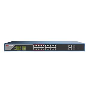 OpenBox Switch Hikvision DS-3E1318P-SI , 16 Portas Fast , 2 Portas Gigabit , Smart POE , Gerenciável