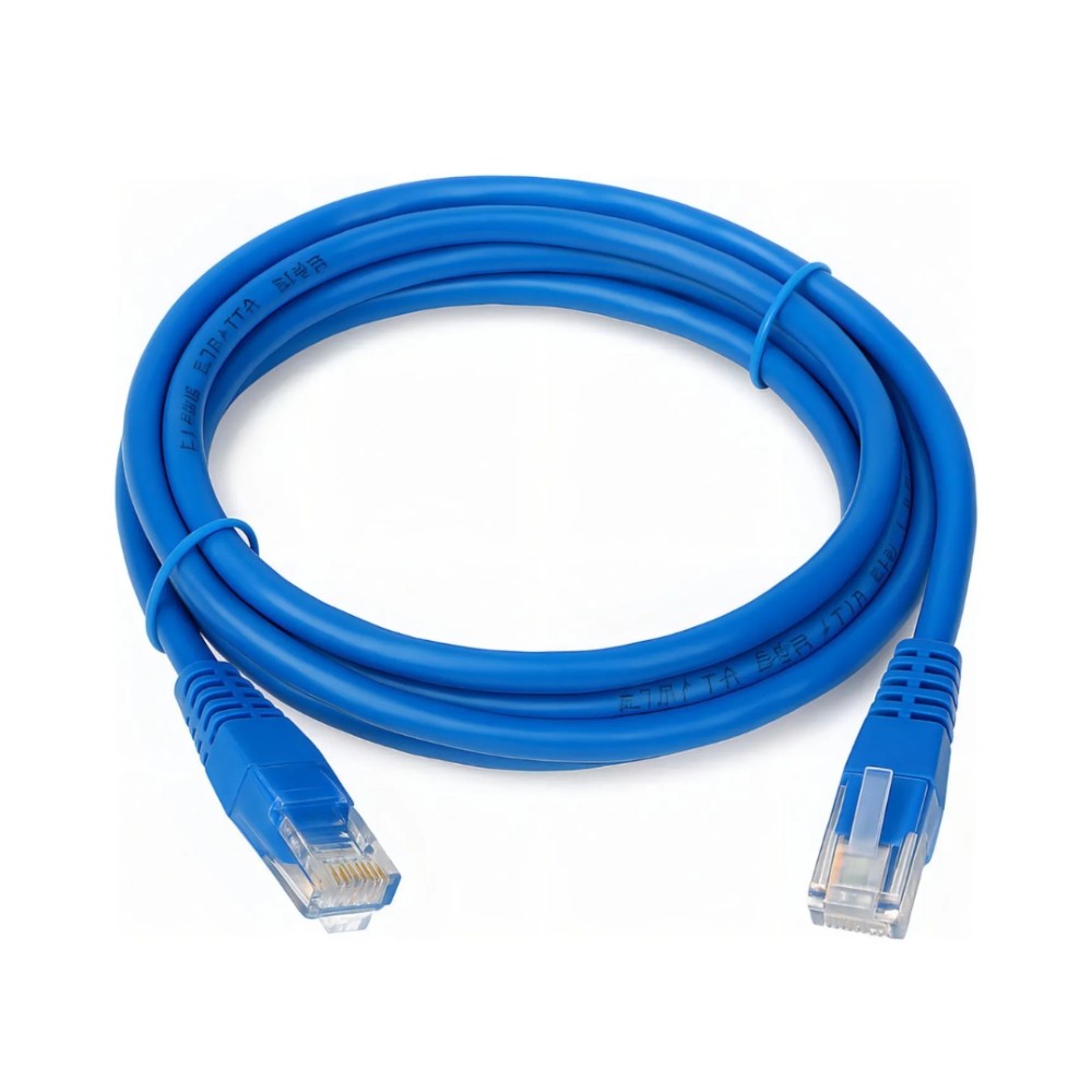 Cabo de Rede Prysmian Patch Cord CAT6 , U/UTP , LSZH , 24 AWG , RJ45 , 5 Metros , Azul , 10718534